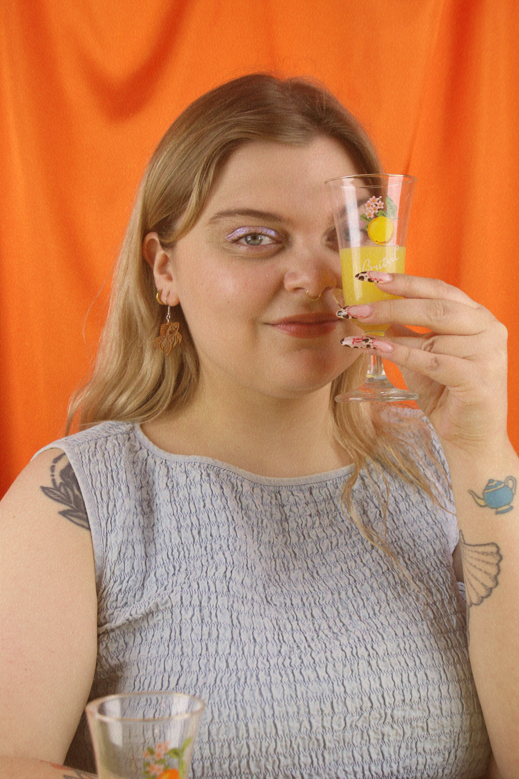 Cleo Goldfish Earrings