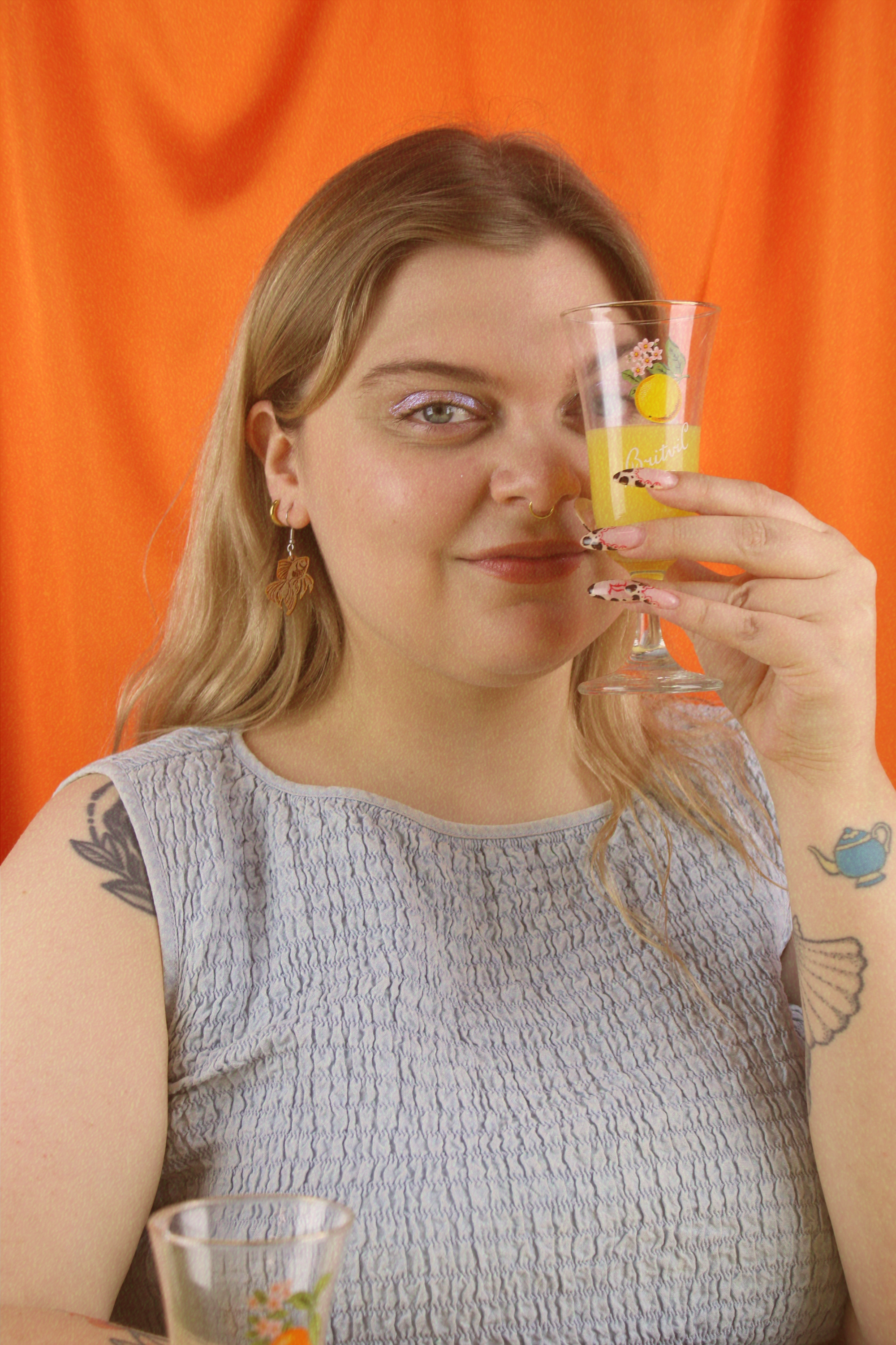 Cleo Goldfish Earrings