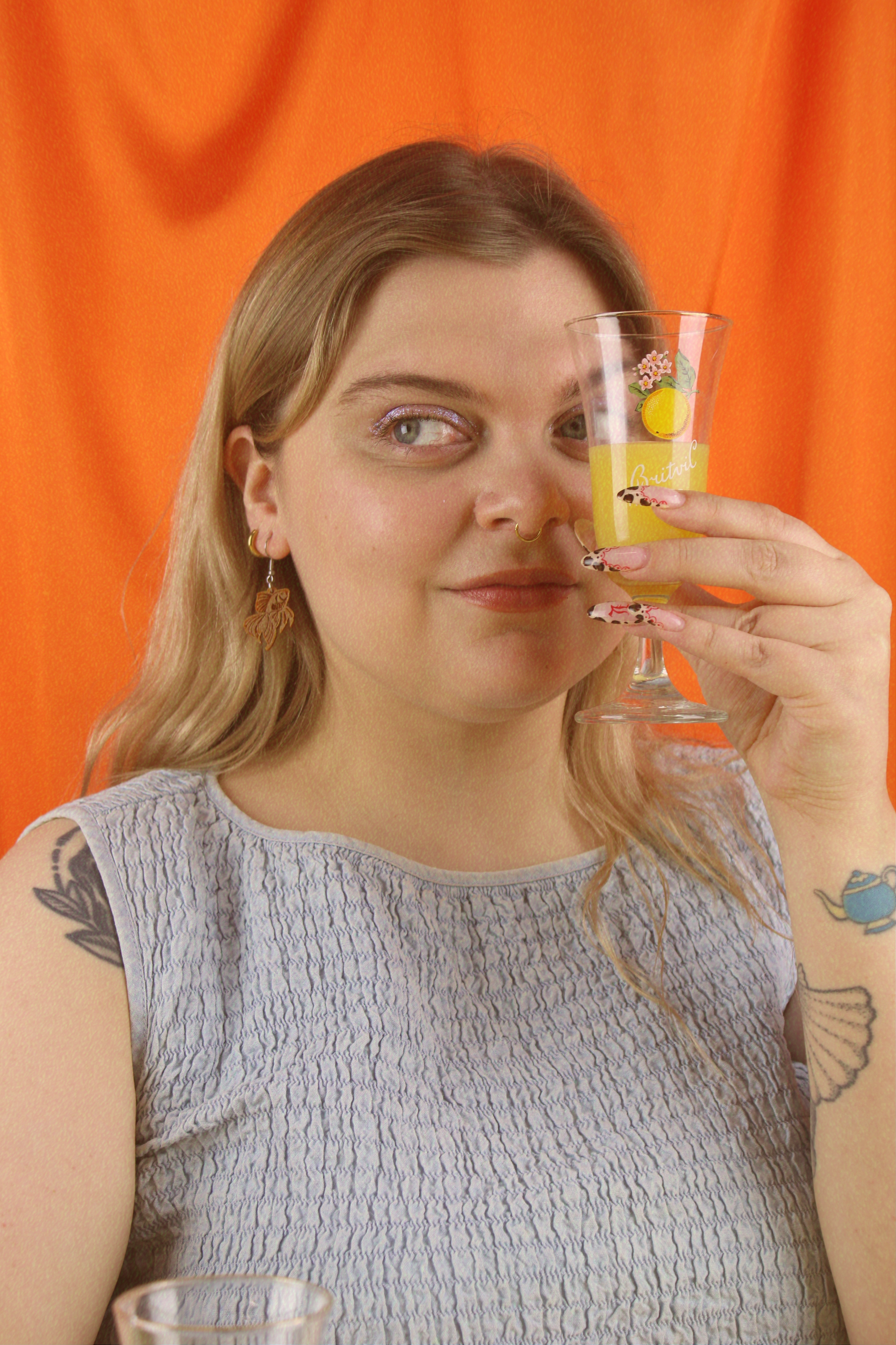 Cleo Goldfish Earrings
