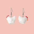Cock-A-Doodle Chicken Earrings