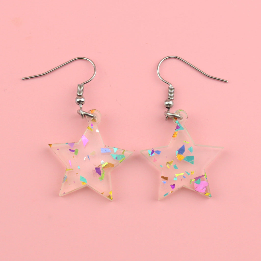 Confetti Stars are Blind Earrings