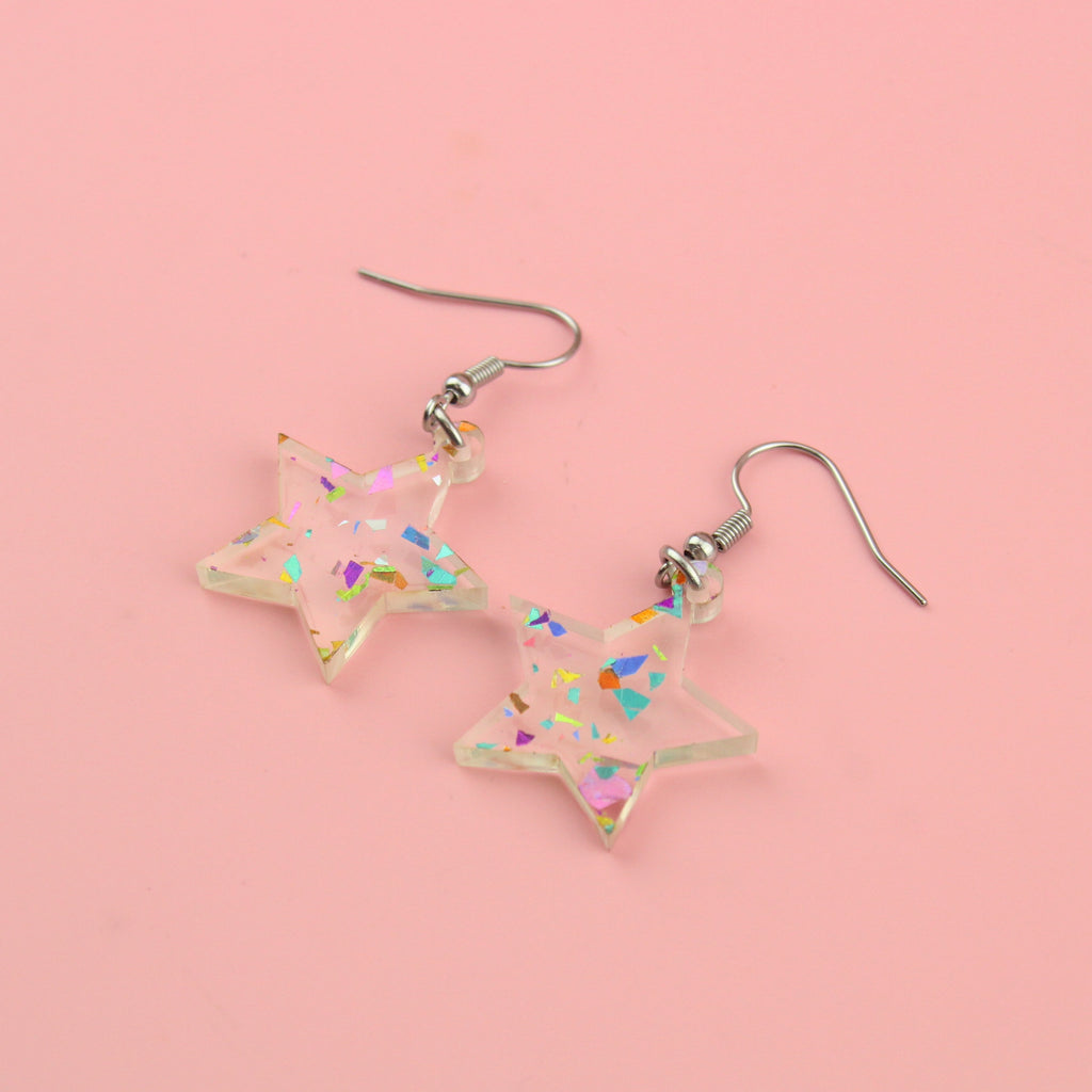 Confetti Stars are Blind Earrings
