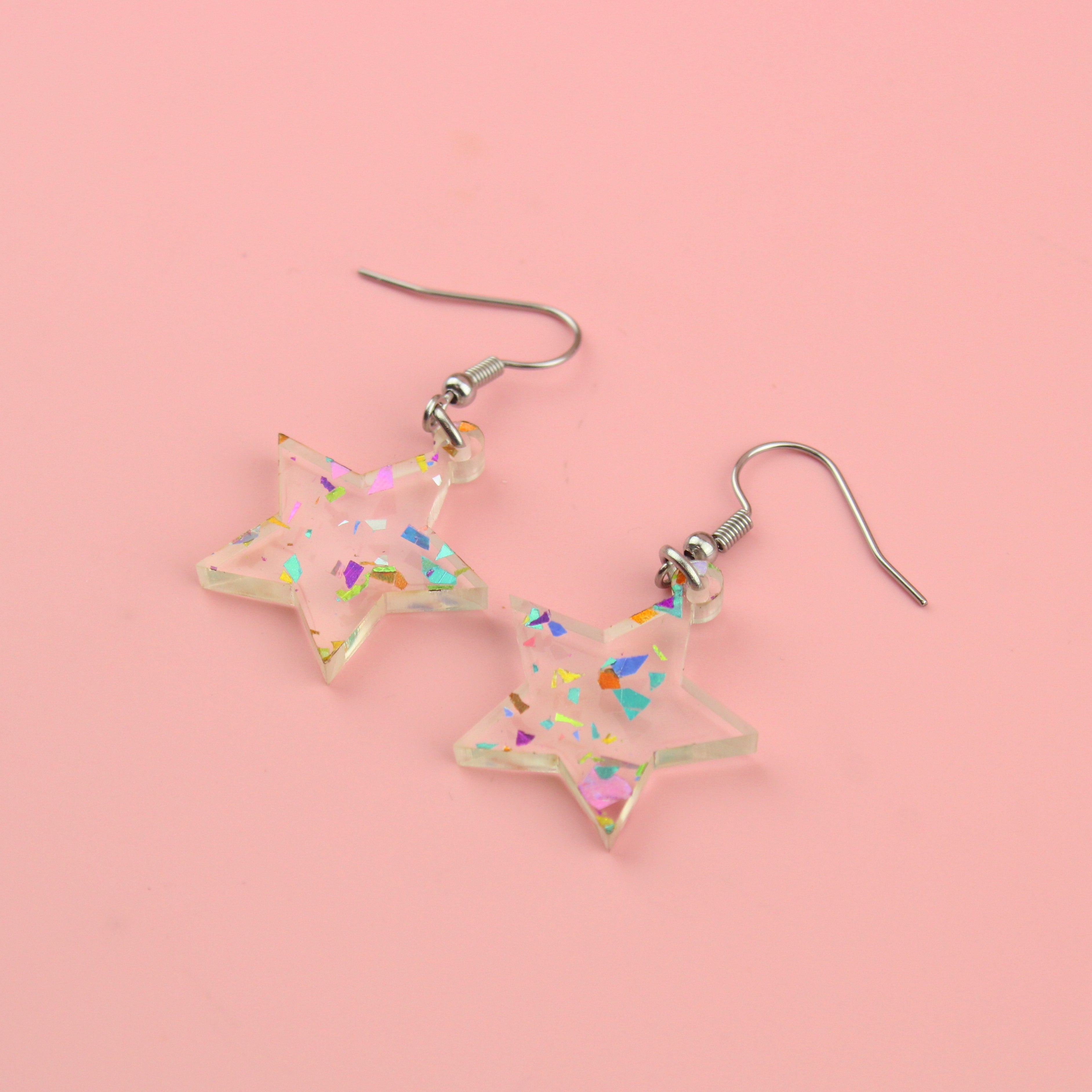 Confetti Stars are Blind Earrings