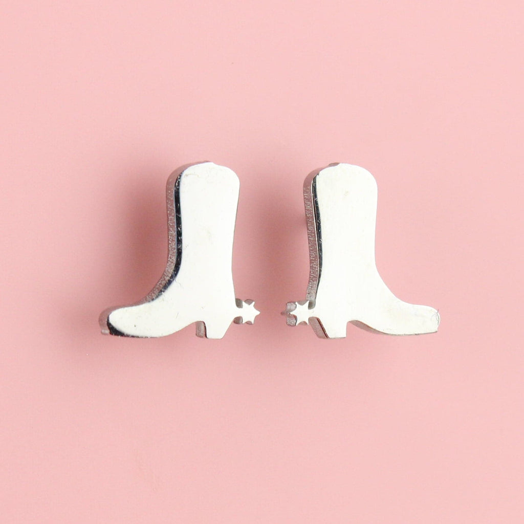 Cowboy Boot Stud Earrings