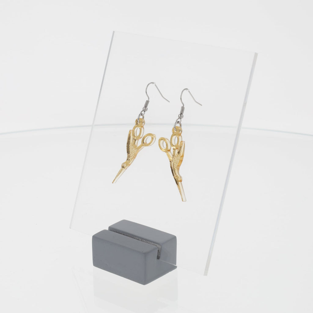 Crane Sewing Scissors Earrings
