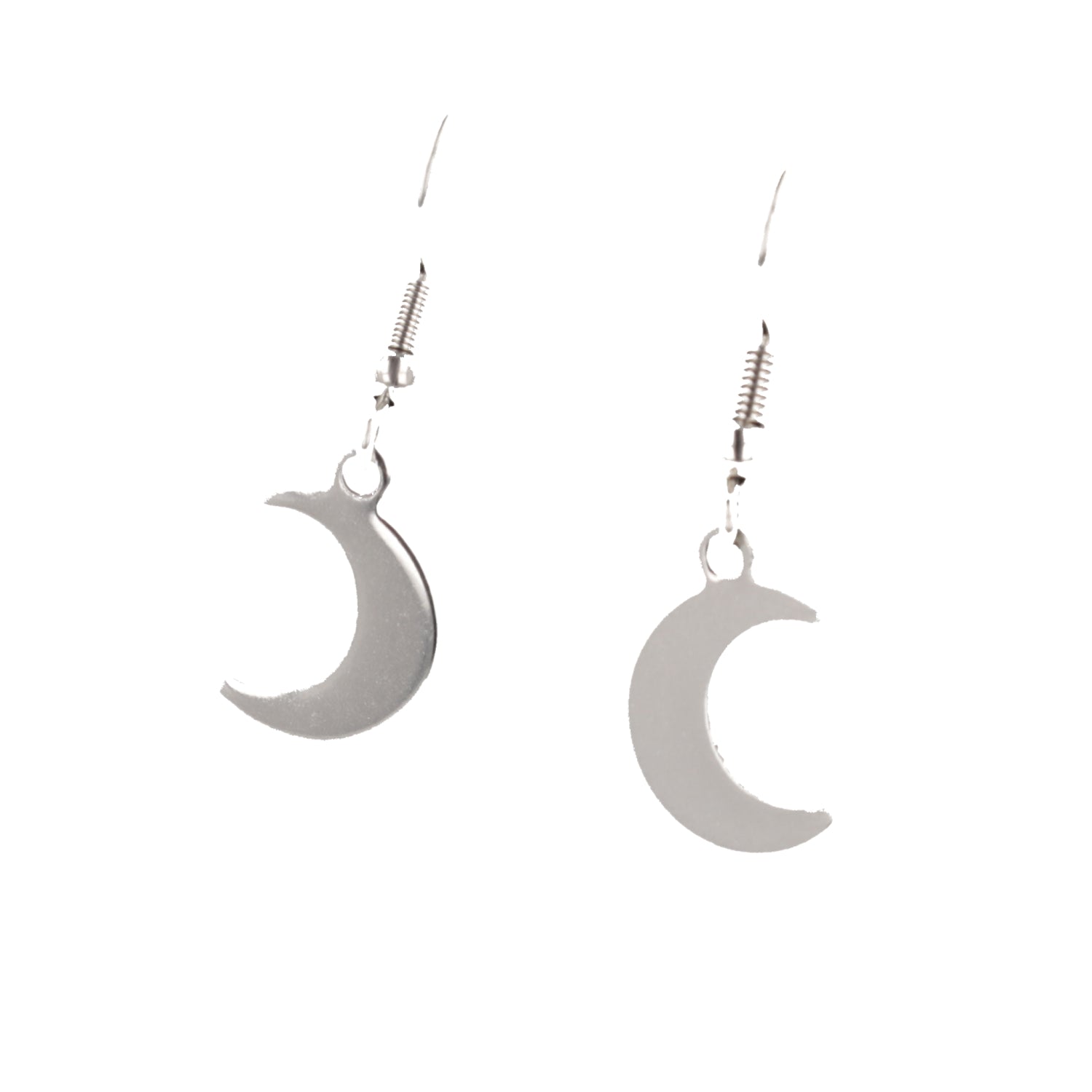 Crescent Moon Drop Earrings