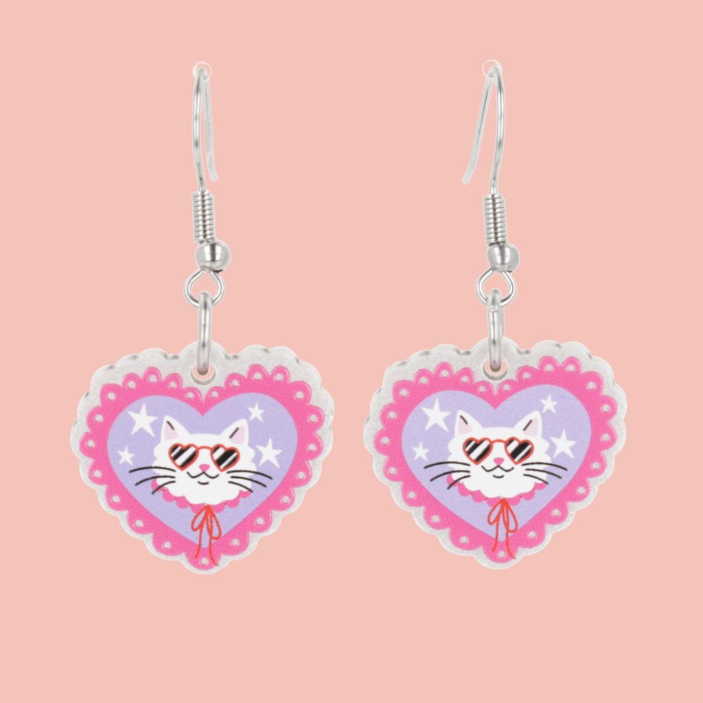 Cool Cat Earrings