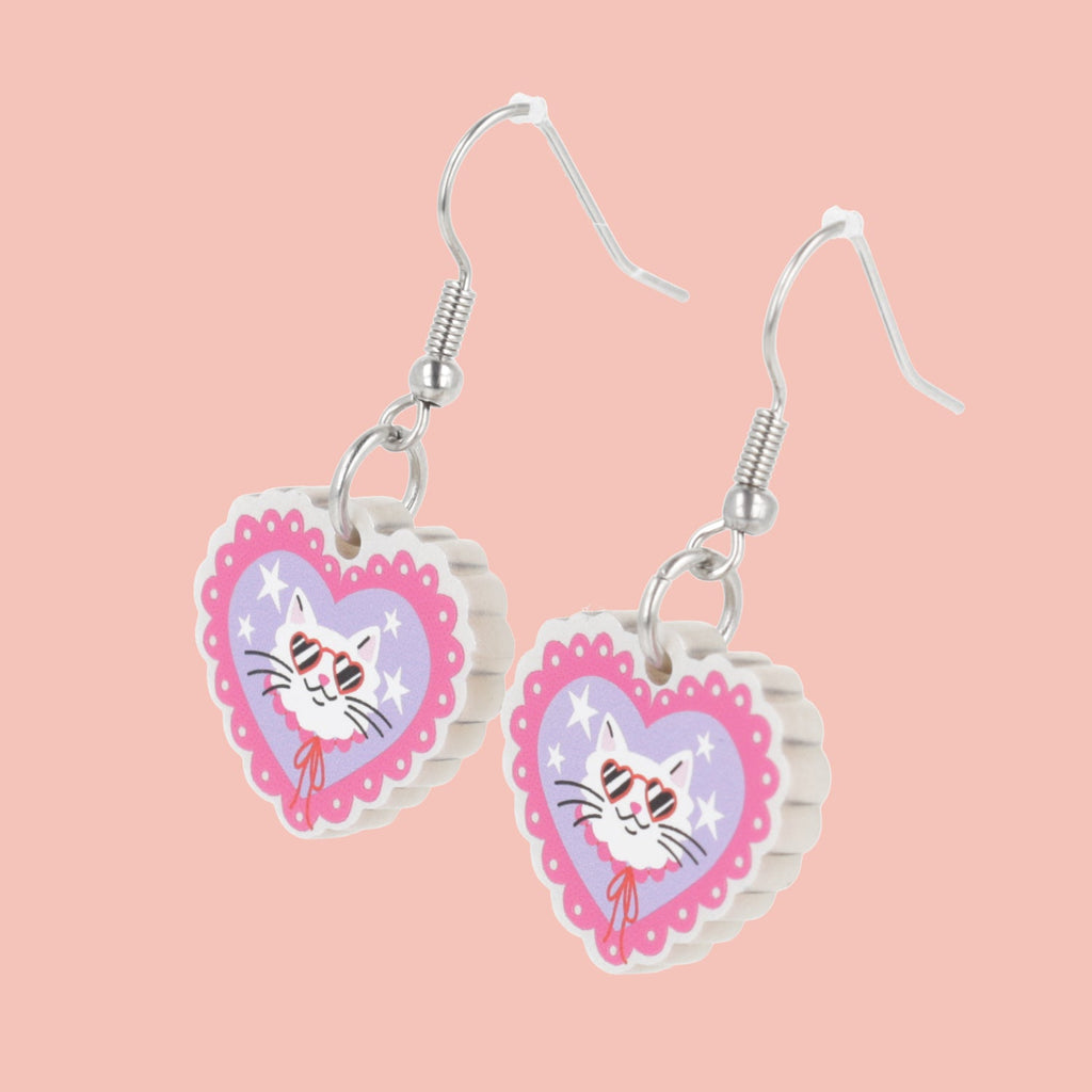 Cool Cat Earrings