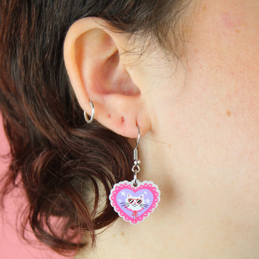Cool Cat Earrings