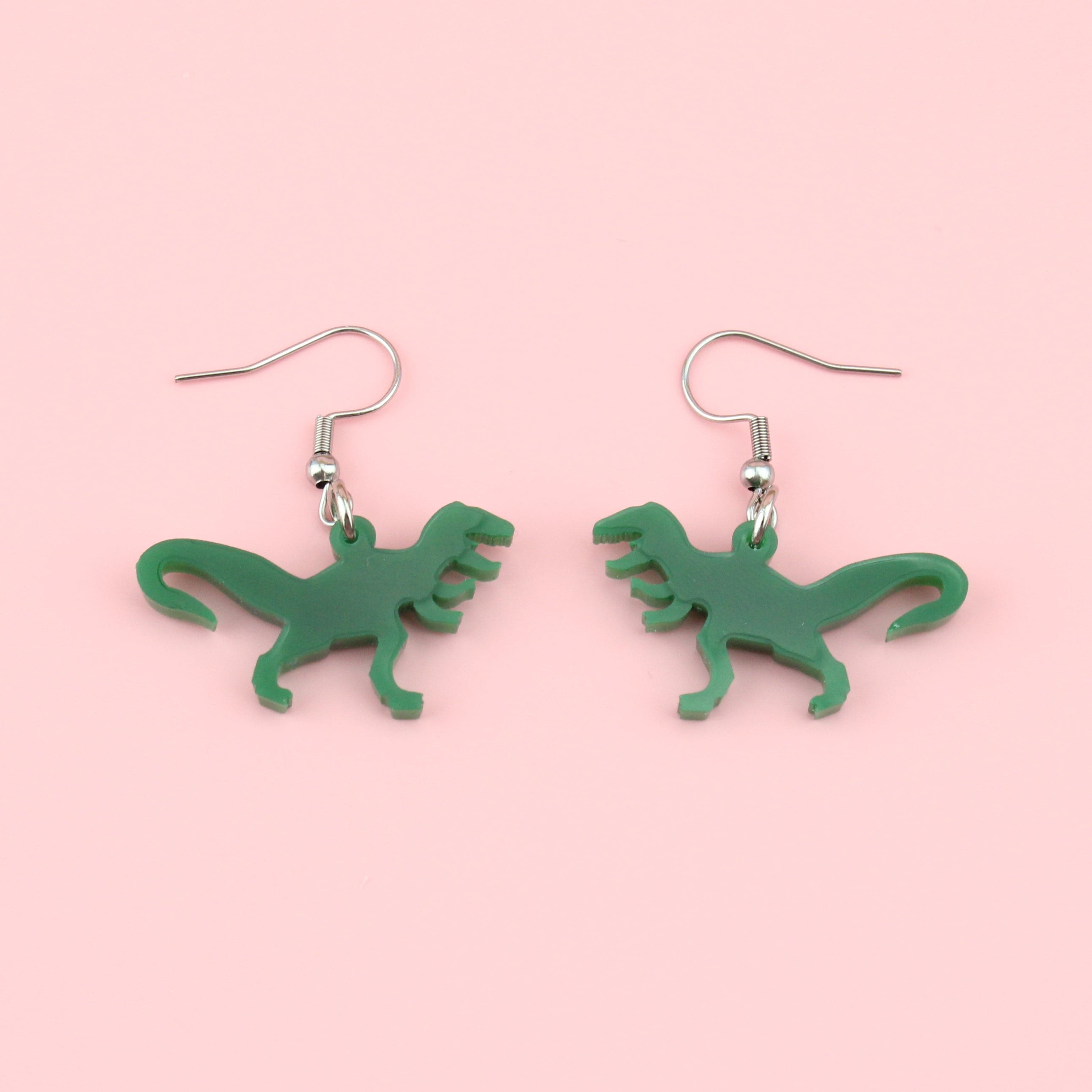 Classic Jurassic T-Rex Earrings