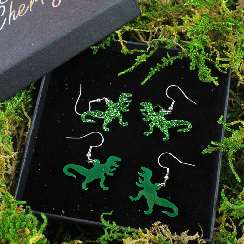 Classic Jurassic T-Rex Earrings