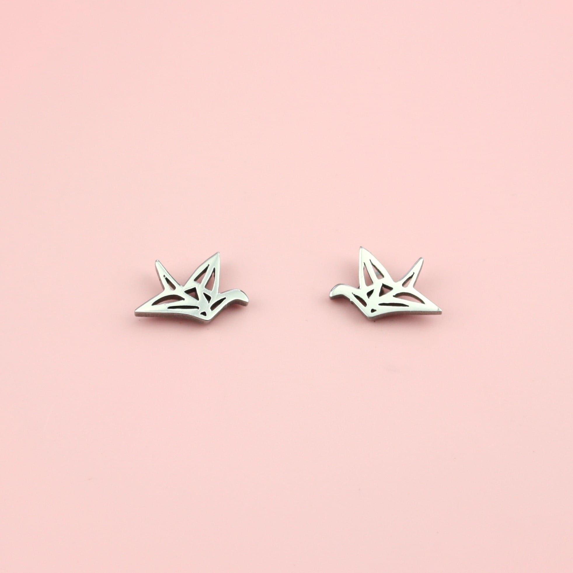 Crane Stud Earrings