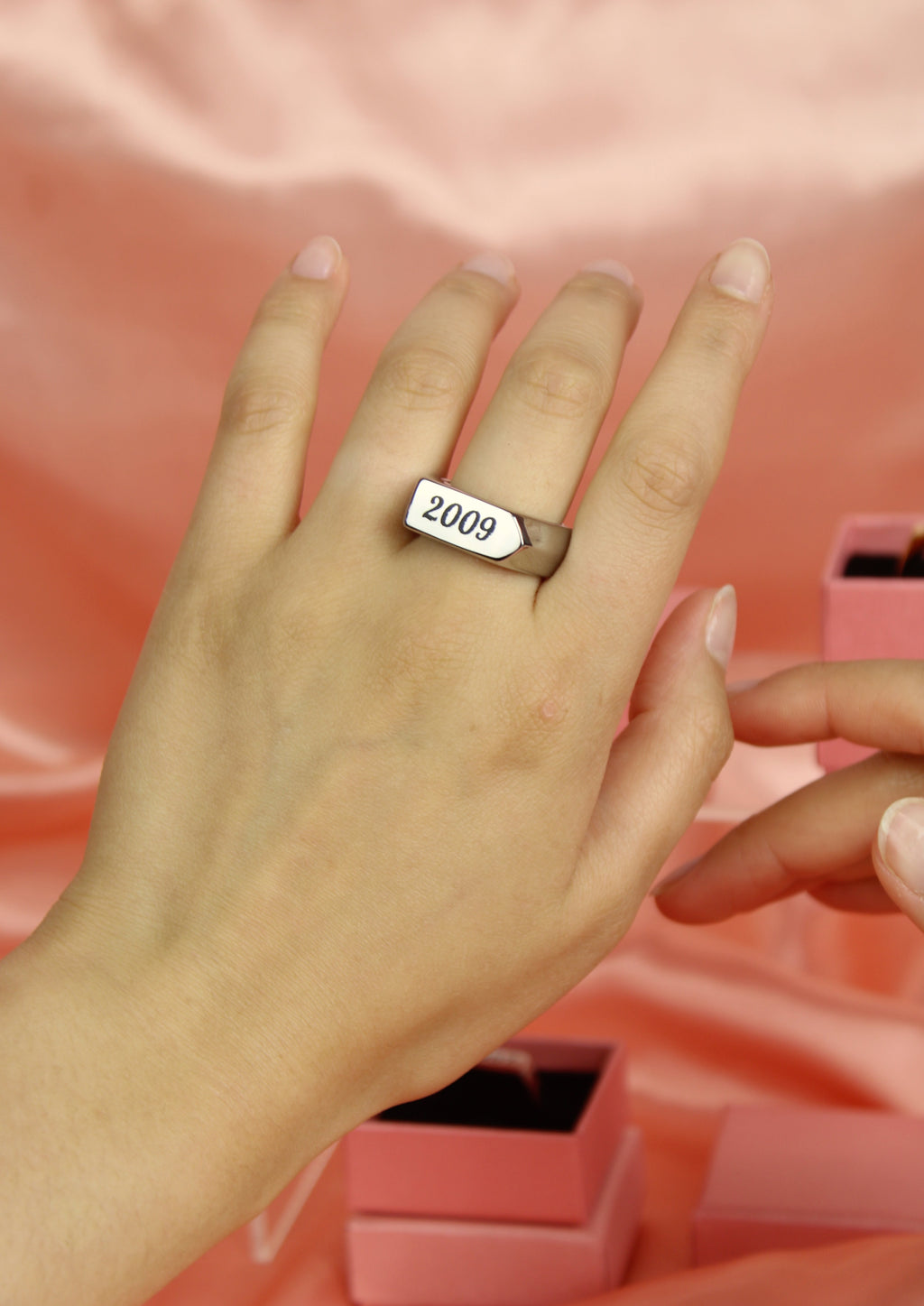 Chunky Customisable Birth Year Ring