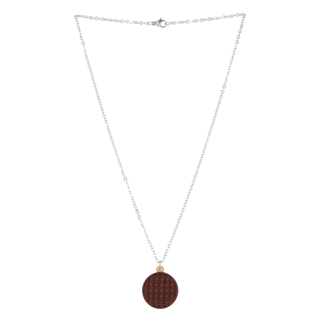 Chocolate Digestive Biscuit Necklace