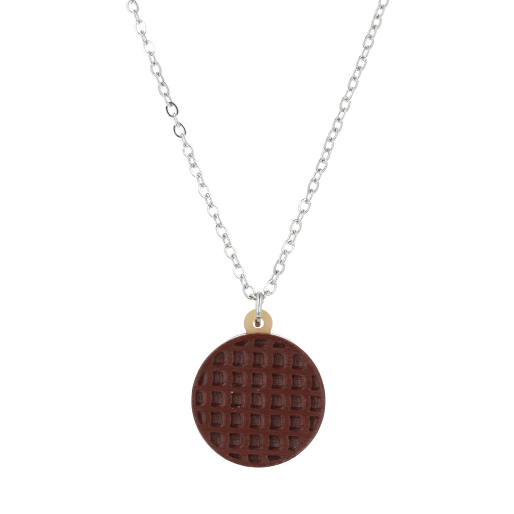 Chocolate Digestive Biscuit Necklace
