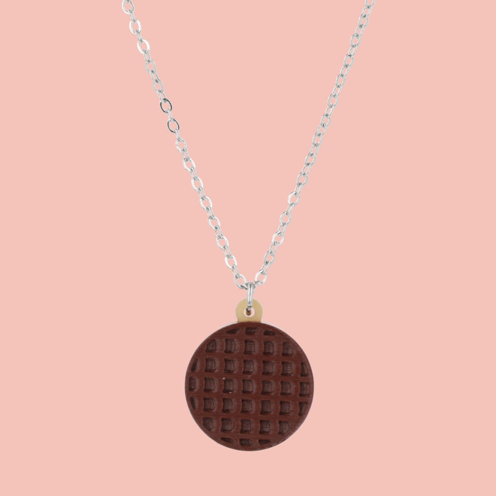 Chocolate Digestive Biscuit Necklace