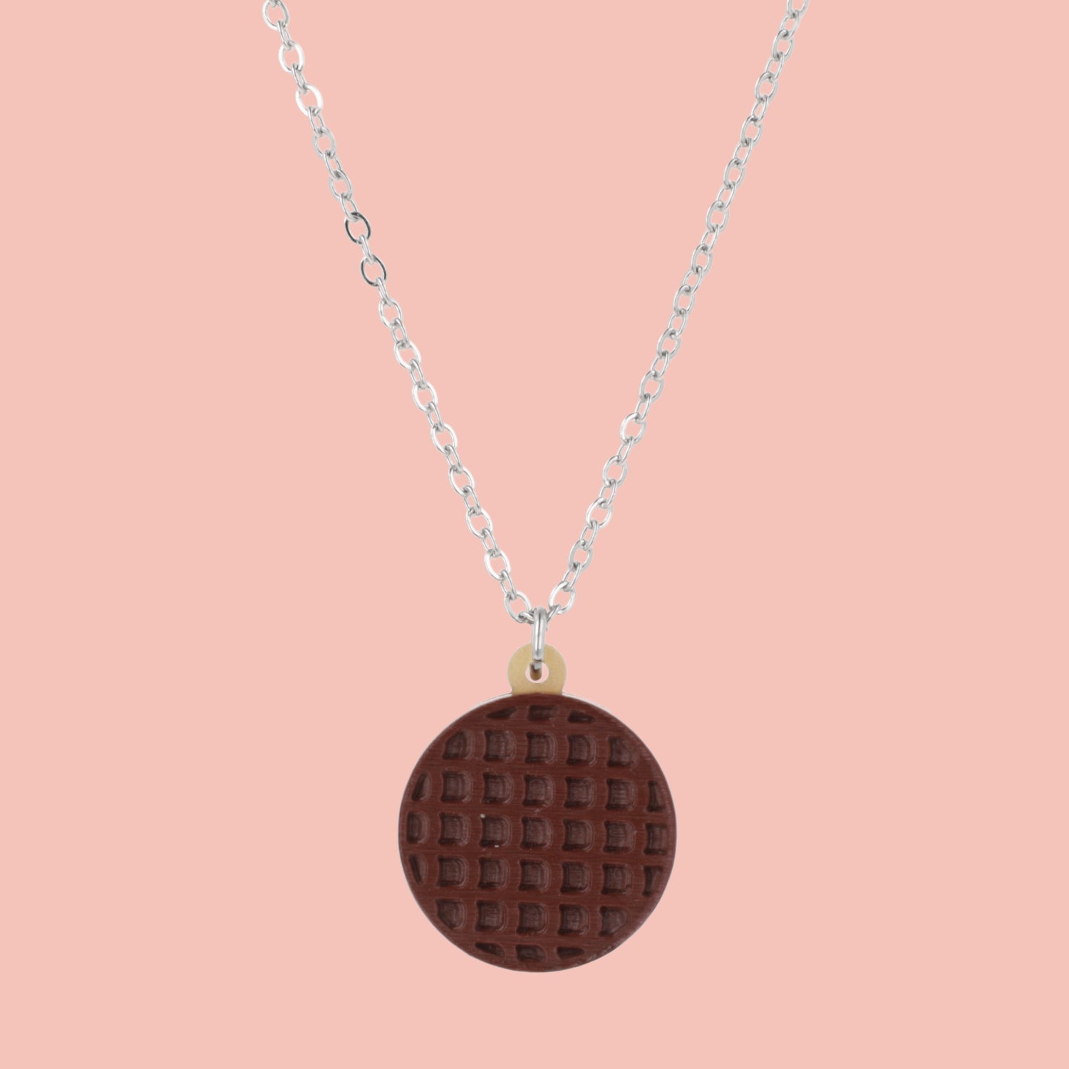Chocolate Digestive Biscuit Necklace