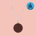 Chocolate Digestive Biscuit Necklace