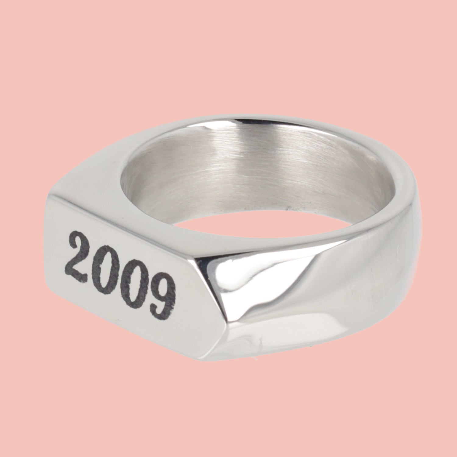 Chunky Customisable Birth Year Ring