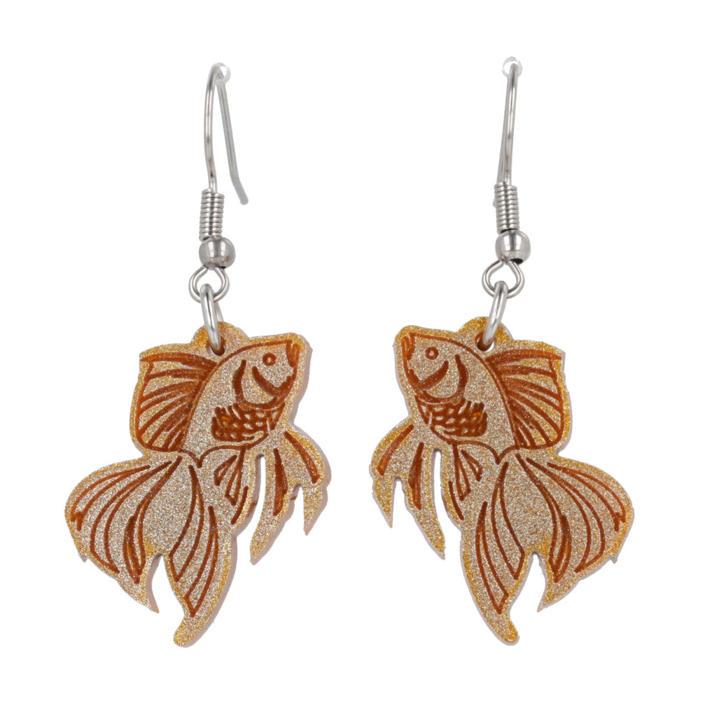 Cleo Goldfish Earrings