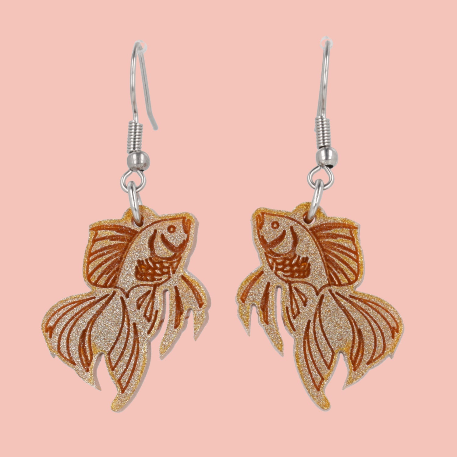 Cleo Goldfish Earrings