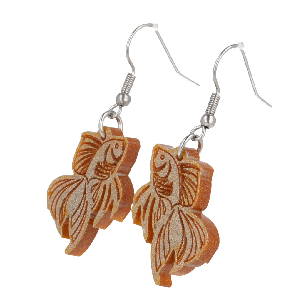 Cleo Goldfish Earrings
