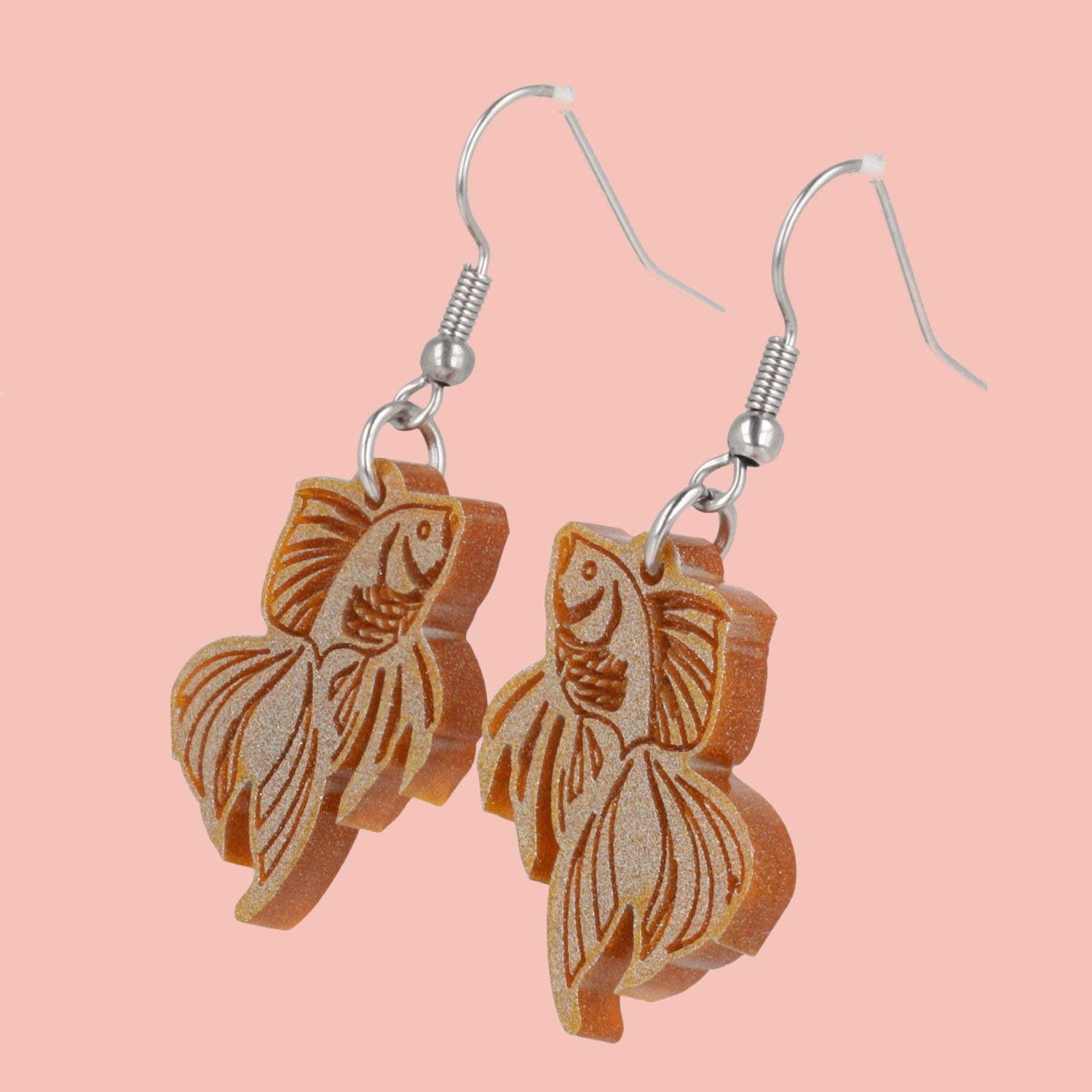 Cleo Goldfish Earrings