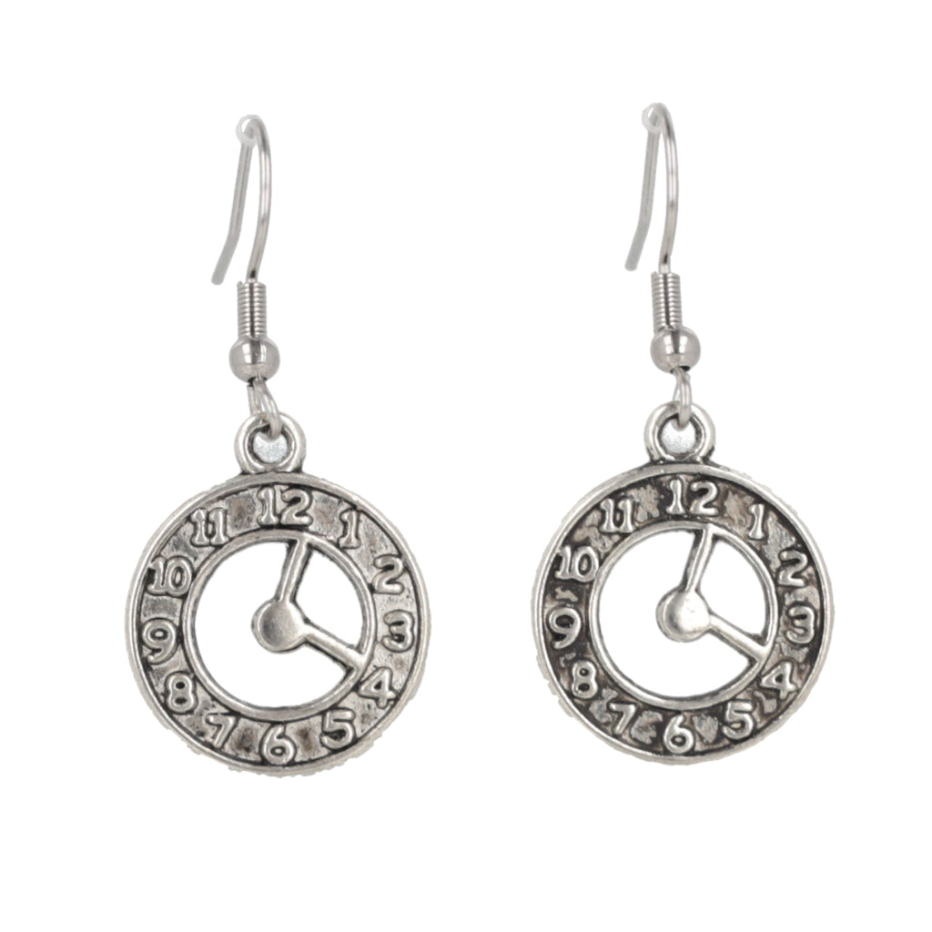 Clock Earrings
