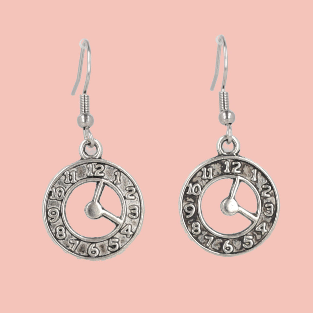 Clock Earrings