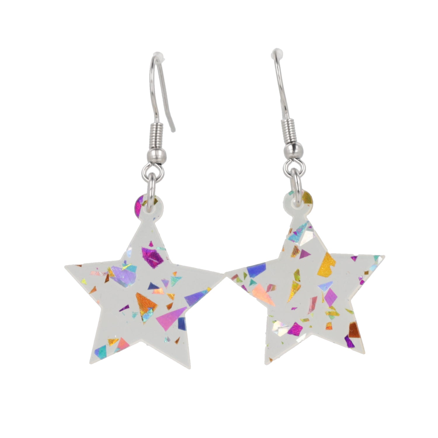 Confetti Stars are Blind Earrings