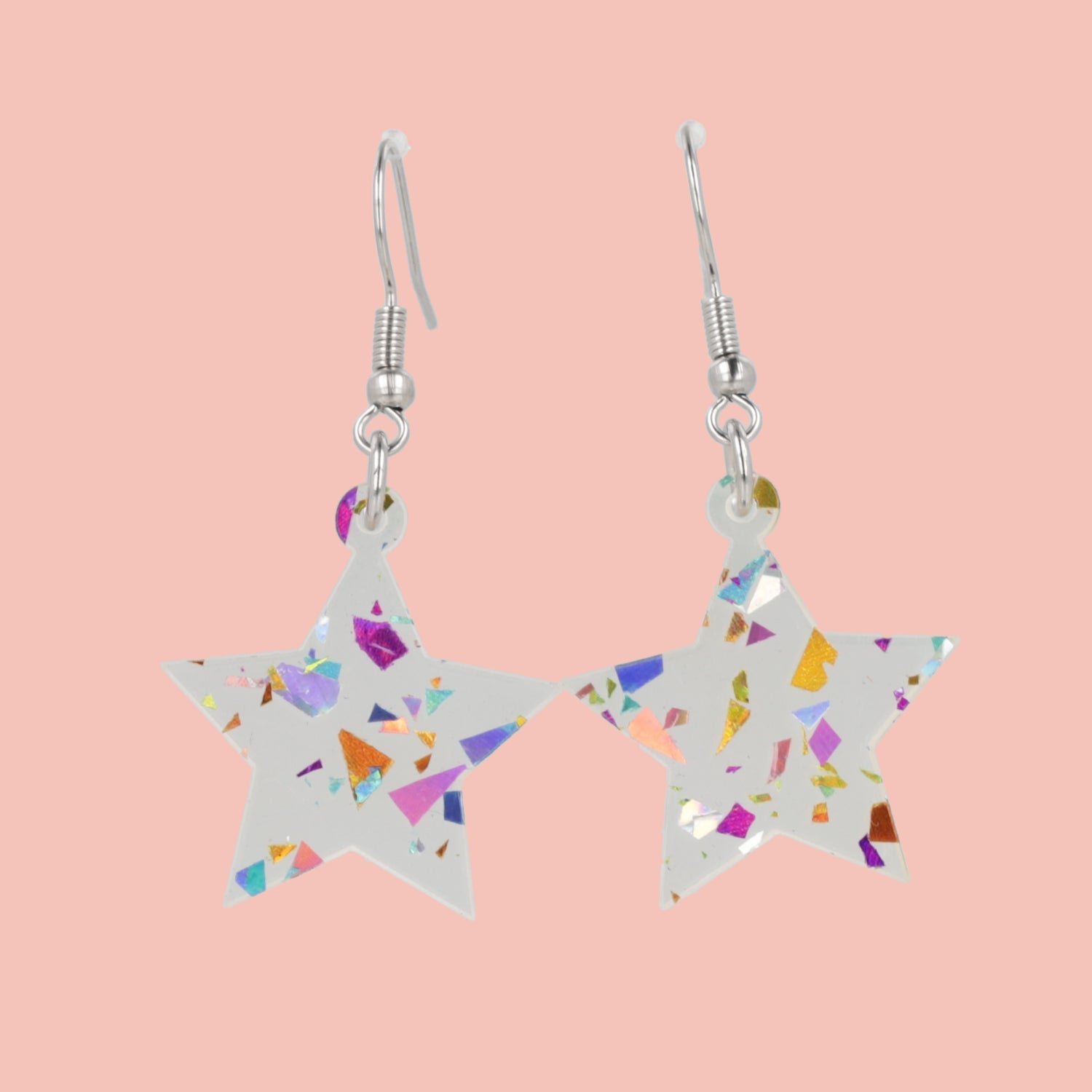 Confetti Stars are Blind Earrings