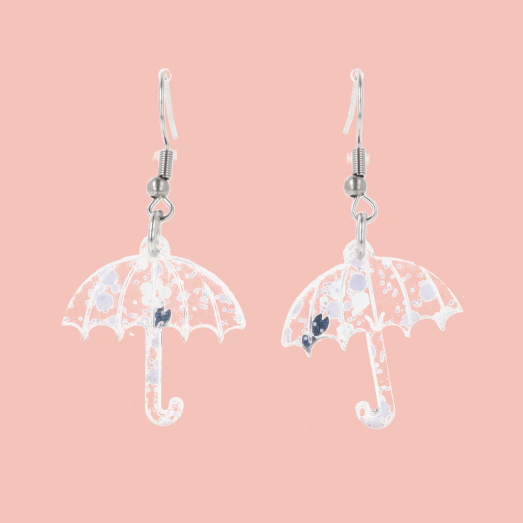 Confetti April Shower Earrings - Lilac