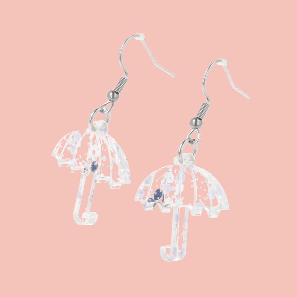 Confetti April Shower Earrings - Lilac