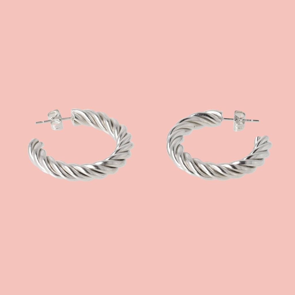 Chunky Tidal Hoop Earrings