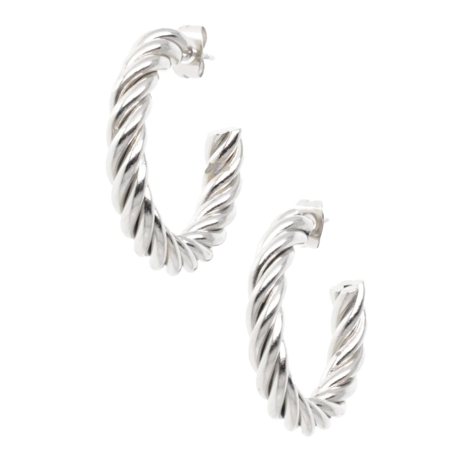 Chunky Tidal Hoop Earrings