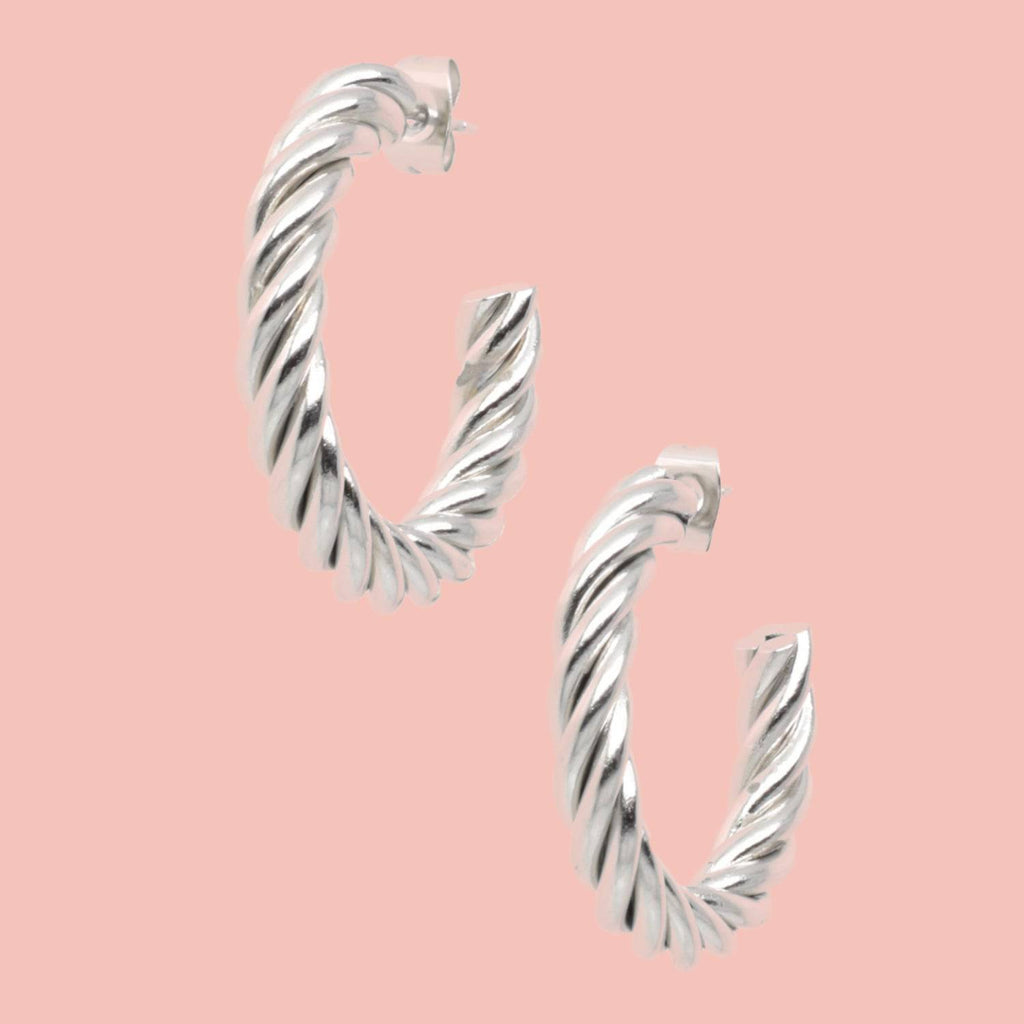 Chunky Tidal Hoop Earrings