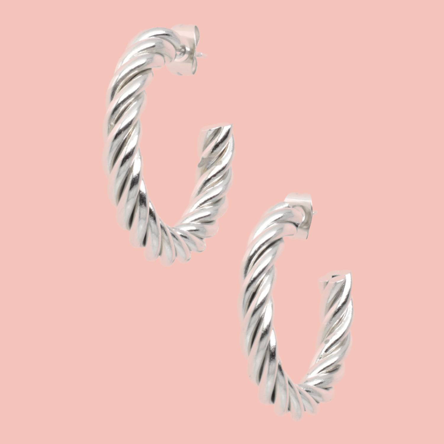 Chunky Tidal Hoop Earrings